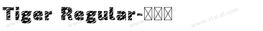 Tiger Regular字体转换